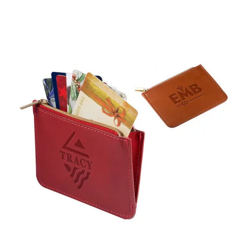 Pochette portefeuille à fermeture éclair RFID Tuscany™