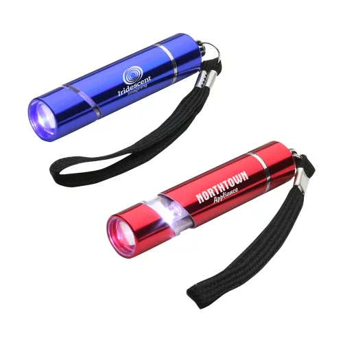 Lampe de poche à LED avec lunette en aluminium