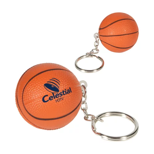 Porte-clés anti-stress de basketball