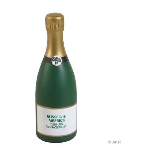 Relaxant anti-stress en forme de bouteille de champagne