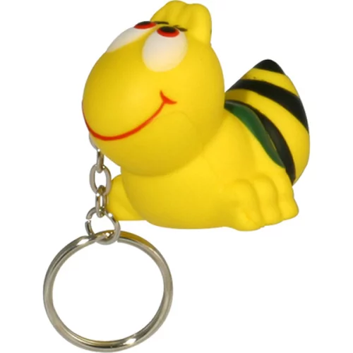 Porte-clés anti-stress en forme d'abeille