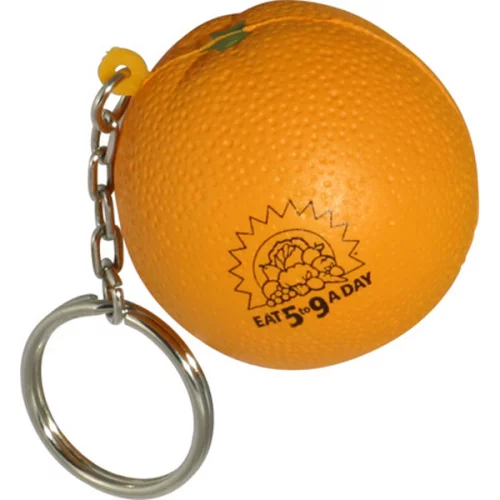Porte-clés anti-stress orange