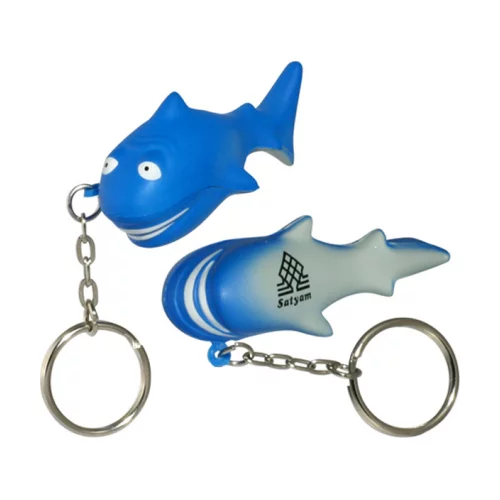 Porte-clés anti-stress requin