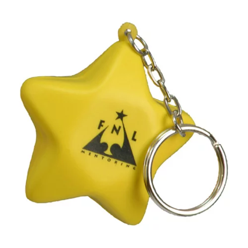 Porte-clés anti-stress en forme d'étoile