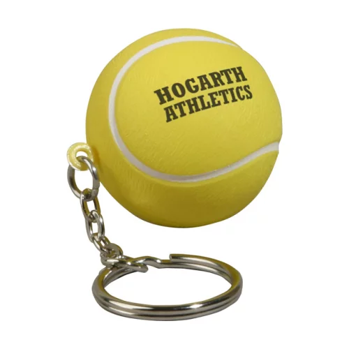 Porte-clés anti-stress en forme de balle de tennis