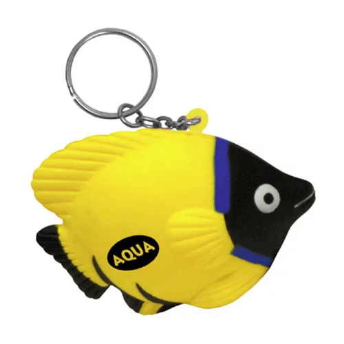 Porte-clés anti-stress en forme de poisson tropical