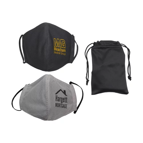 Masque rafraîchissant en microfibre avec pochette de voyage