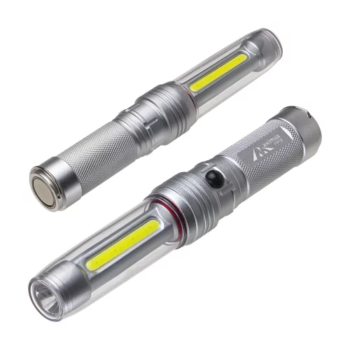 Bâton COB + lampe de poche LED avec base magnétique