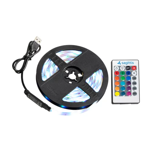 Gig 9.8 ft. 90-LED Light Strip with Remote Control