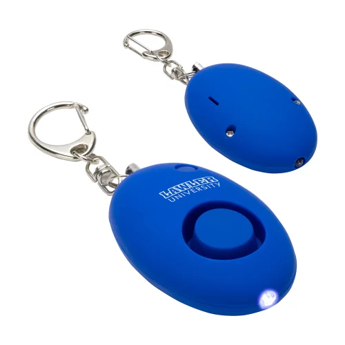 Porte-clés avec lumière LED et alarme à contact doux