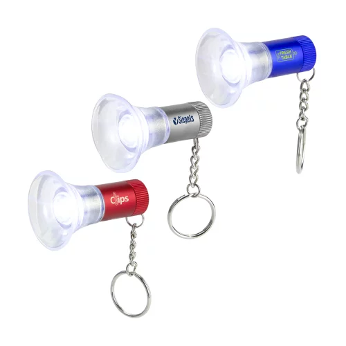 Lumière-clé en aluminium et silicone Spider LED