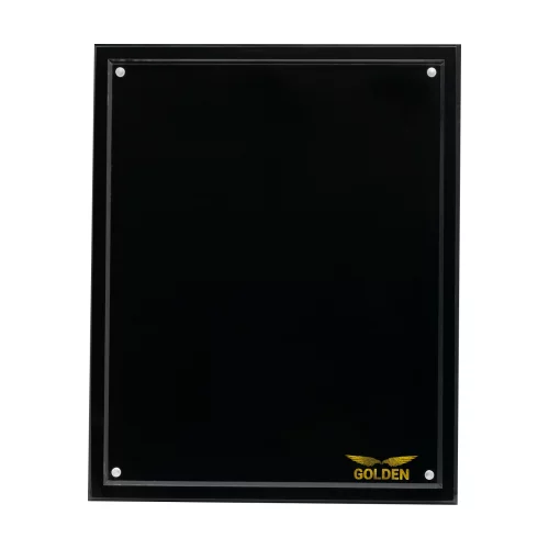 Cadre d'insertion de certificat magnétique horizontal (13" x 10 1/2") avec image photo couleur intégrale