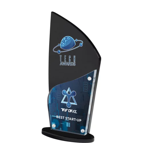 Torch Award (4 1/4" x 8 3/4" x 3/4") Full Colour PhotoImage