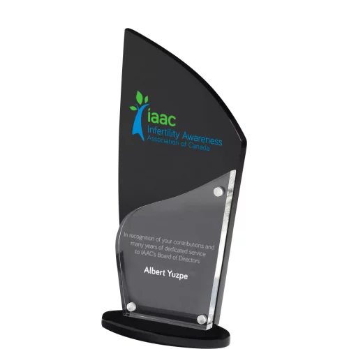 Torch Award (4 1/4" x 8 3/4" x 3/4") Screen-Printed