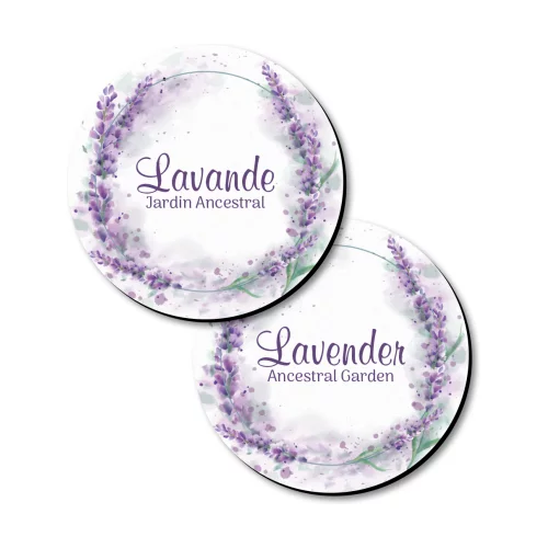 Aimant personnalisé double face 7 pouces carrés Impression couleur pleine Vinyle blanc vernis