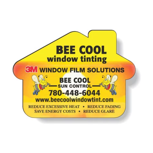 Stock House Magnet .020 (1.875"x2.625"), High Res. Full Colour Digital, White Vinyl Topcoat