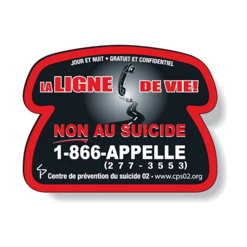 Aimant de téléphone en stock .020 (1,94 "x2,56") Impression couleur complète Revêtement supérieur en vinyle blanc