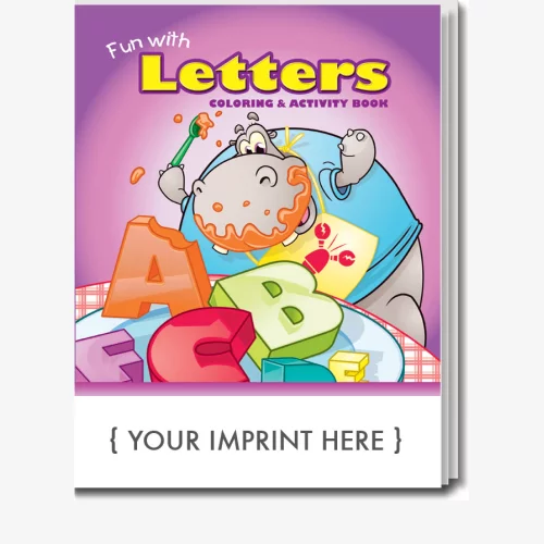 Livre de coloriage et d'activités amusant avec les lettres