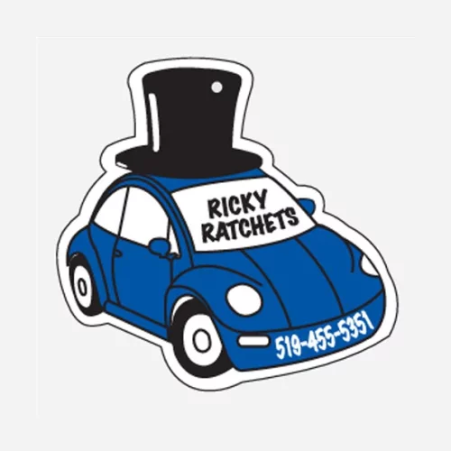 Oversized Bug Car w/Top Hat Automobile Hanging Air Freshener