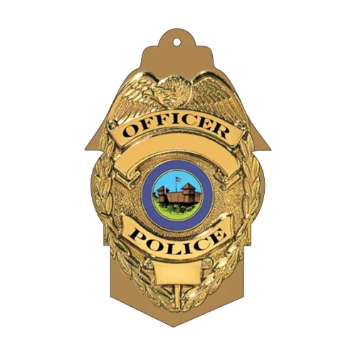 Oversized Police Badge Shaped Hanging Air Freshener