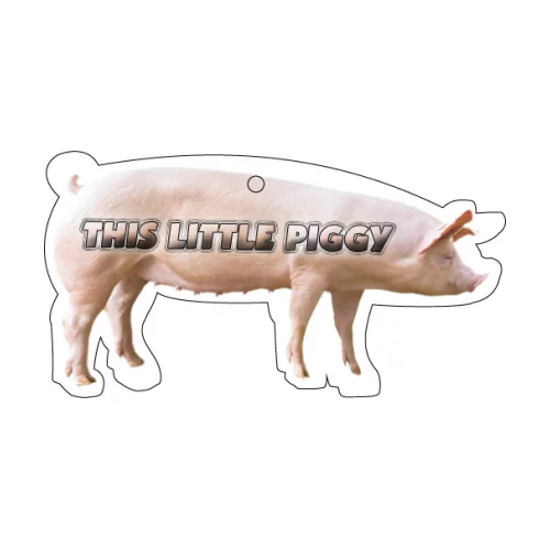 Pig Shaped Hanging Air Freshener - Oversized