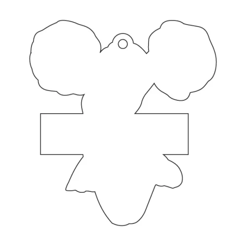 Cheerleader Shaped Hanging Air Freshener - Oversized