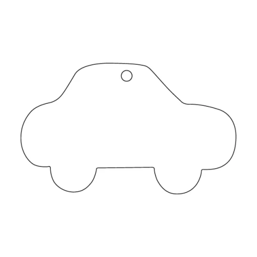 Oversized Car Side Shaped Hanging Air Freshener