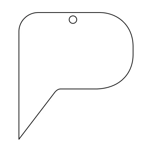 Speech Balloon / Text Bubble Shaped Hanging Air Freshener