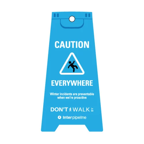 Wet Floor Sign Shaped Hanging Air Freshener - Oversized