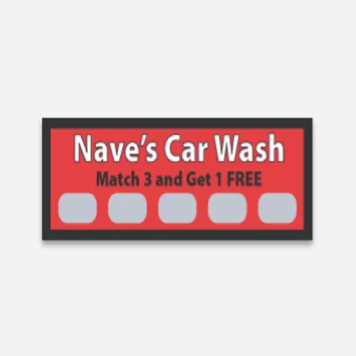 15 Mil Scratch & Win Magnet (4"x1.75")