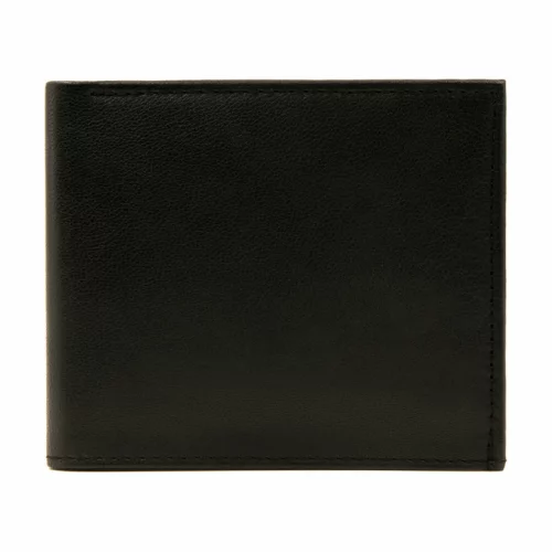 Portefeuille Ashlin® Designer pour homme en cuir noir minuit Jackson Georgio Napa