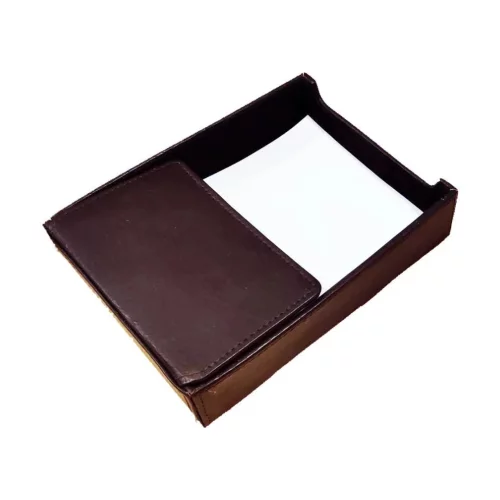 Porte-mémos et notes classique Ashlin® Designer en brun expresso Limerick
