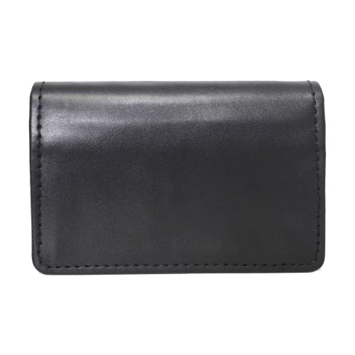 Porte-cartes de visite en cuir de Toscane avec protection RFID Ashlin® Designer Francois et section pour carte d'identité