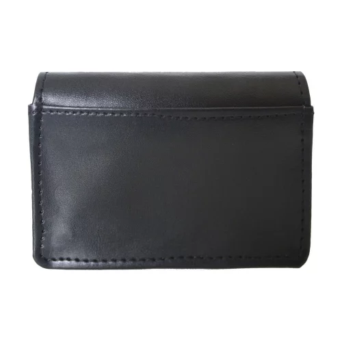 Porte-cartes de visite en cuir végétalien avec protection RFID Ashlin® Designer Francois et section pour carte d'identité