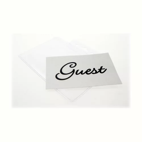 Cartes d'insertion de pochette de 3 3/8" x 2 1/4" (Style 355)