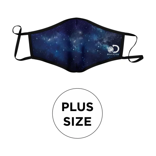 Masque - Polyester 3D 2 plis en couleur pleine taille fixe avec oreilles ajustables