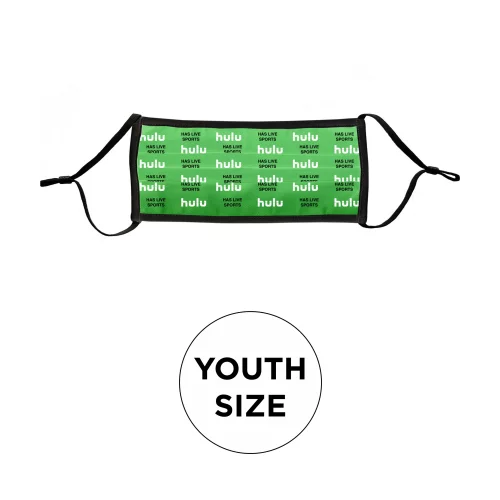 Masque - Plissé 2 plis en polyester de couleur pleine ajustable pour jeunes