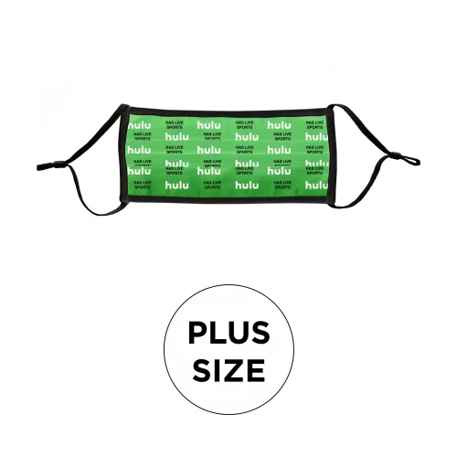 Masque - Plissé 2 plis en polyester de couleur pleine ajustable en plus