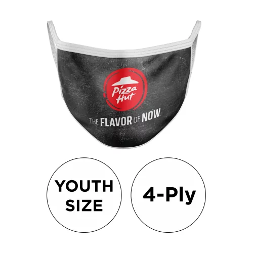 Masque pour enfant en polyester sublimé 4 plis