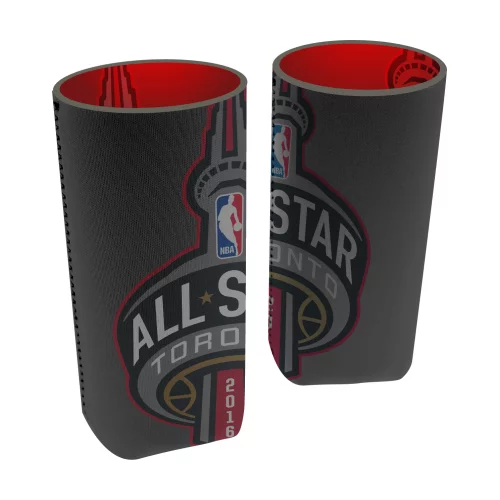 Refroidisseur de canette réversible en couleur pleine format grande canette