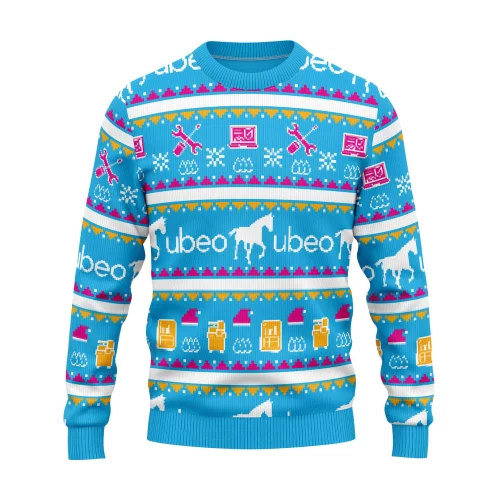 Pull de Noël moche tricoté sur mesure PMS-Match