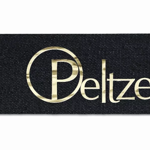 Ruban de satin nuptial (impression en feuille) de 7/8"
