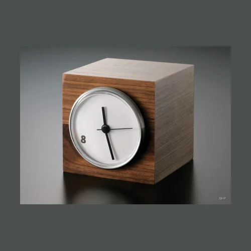 Cube Shaped Wood Clock Award (clock not included)