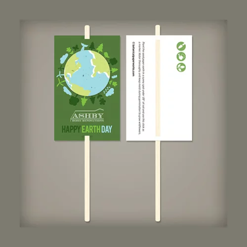 Bâtons de plantation pour la Journée de la Terre