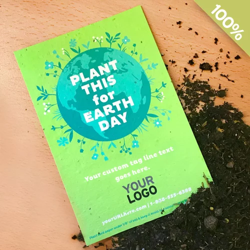 Flourishing Earth Medium 4 x 6" Seed Panel Card, single sided