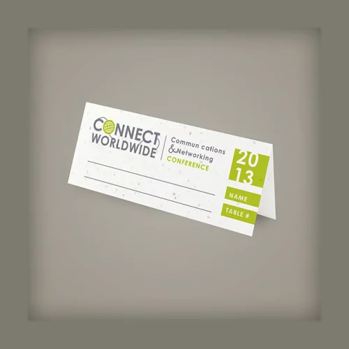 Seed Paper Place Card, 1-Sided