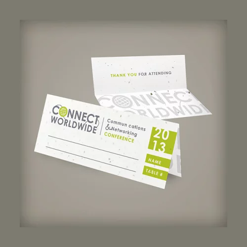 Seed Paper Place Card, 2-Sided