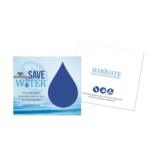 Water Conservation Plantable Droplet, 2-Sided