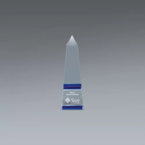 Prix en petit cristal bleu obélisque