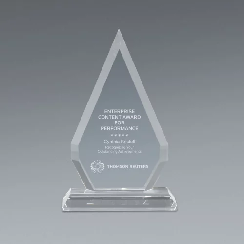 Prix en cristal Diamond Starphire (8,75")